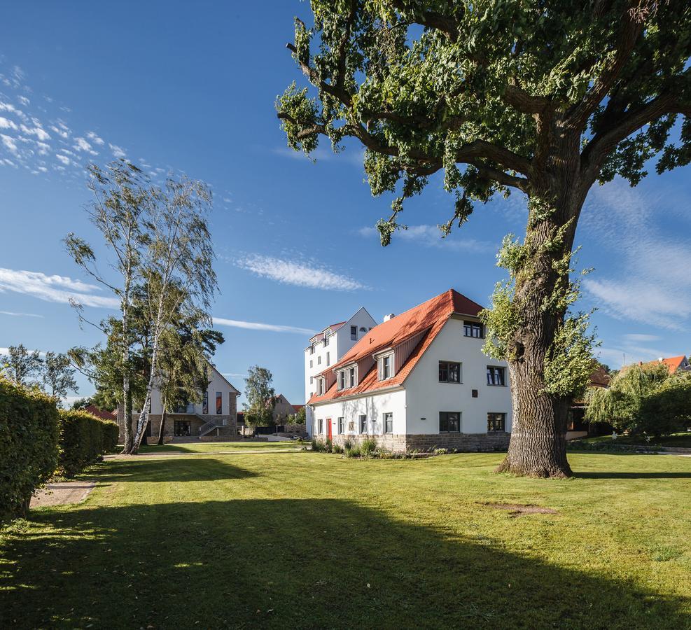Hotel Dorfmuehle Lehrberg Exteriör bild