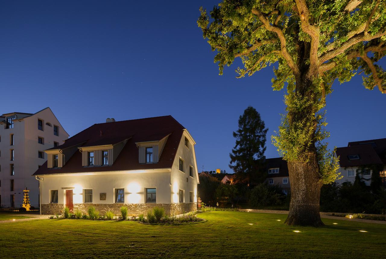 Hotel Dorfmuehle Lehrberg Exteriör bild